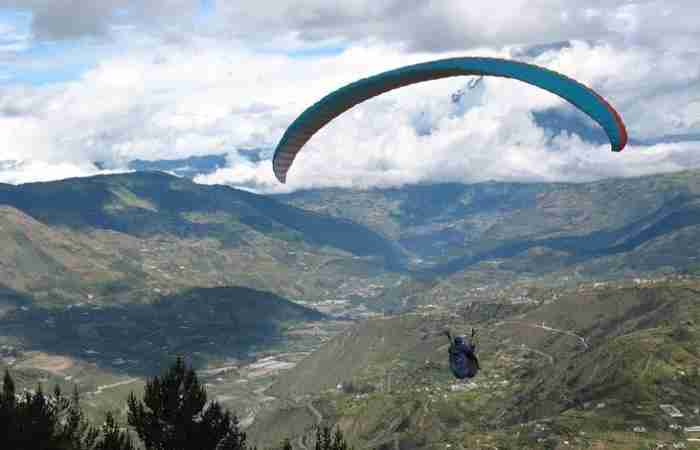 baños desde un parapente